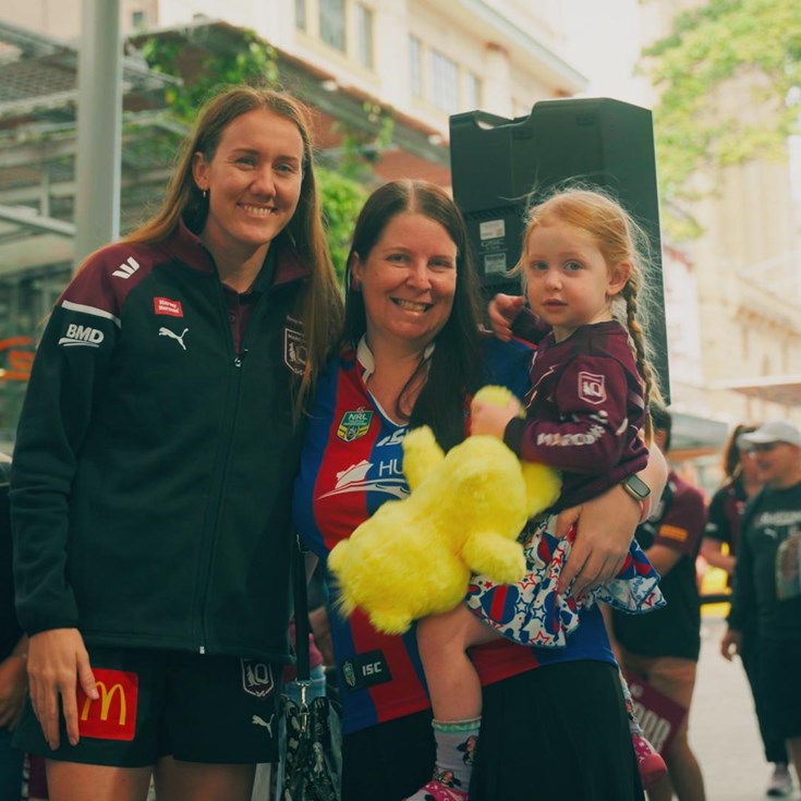 Fans turn out in force for Maroons